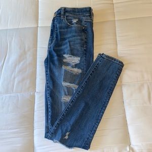 American Eagle super stretch x super high waisted jean